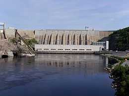 A big concrete structure.