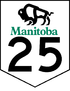 Manitoba Highway 25 shield