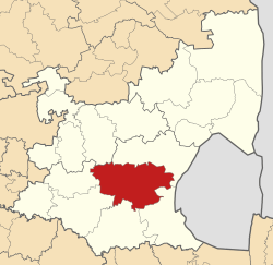 Location in Mpumalanga