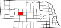 State map highlighting McPherson County