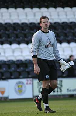 Mark Howard prior to a match