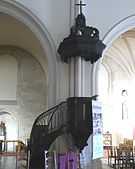 Pulpit inside the Église Saint-Ferréol les Augustins