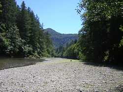 Mattole River at Arthur W. Way County Memorial Park