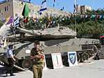Merkava Mark IV is first introduced to the public at Yad La-Shiryon during Israeli Independence Day celebrations in 2002.