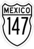 Federal Highway 147 shield
