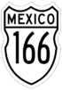 Federal Highway 166 shield