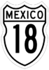 Federal Highway 18 shield