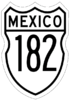 Federal Highway 182 shield