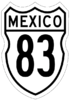 Federal Highway 83 shield