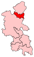 A medium constituency in the north of the county.