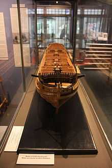 Model of HMS Foudroyant, in Monmouth Museum, 2.JPG