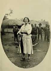 A photo of Margery Barns in 1921.