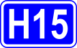 Highway H15 shield}}
