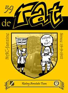 Logo NAC Fanzine 'De Rat'