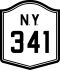 NYS Route 341 marker