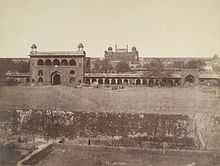 Photo of courtyard shortly after the 1857 uprising