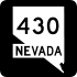 State Route 430 marker