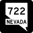 State Route 722 marker