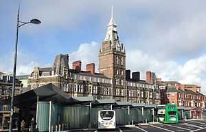 Newport (Market Square) bus station in 2014