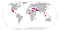 N-11 countries in Magenta