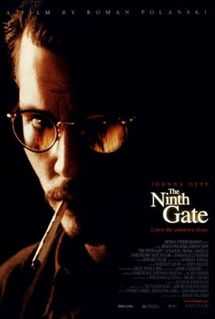 Theatrical release poster showing the film's title against a dark firey image of Johnny Depp's character with a cigarette in his mouth