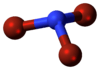 Nitrogen tribromide molecule