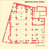 Map of the church