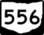 State Route 556 marker