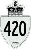 Highway 420 shield