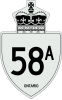 Highway 58A shield