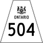 Highway 504 shield