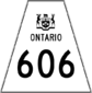 Highway 606 shield