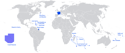 Territory of the French Republic in the world