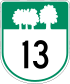 Highway 13 shield