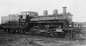 PWD locomotive Nornalup (later Q 63), ca 1928.