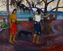 Paul Gauguin - I Raro Te Oviri (Under the Pandanus) - Google Art Project.jpg