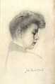 Pencil Drawing of Young Woman in Profile, Vanderpoel.jpg