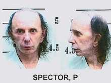 2009 mug shot of Phil Spector