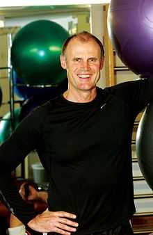 Phillip Mills at the Les Mills Auckland City gym, New Zealand.