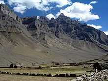 The valleys of Spiti served as the backdrop of the film