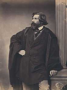 Photograph of Ludwig Lange by Franz Hanfstaengl (late 1850s)