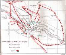 Battle map of Magdhaba