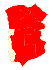 Location in the Tarapacá Region