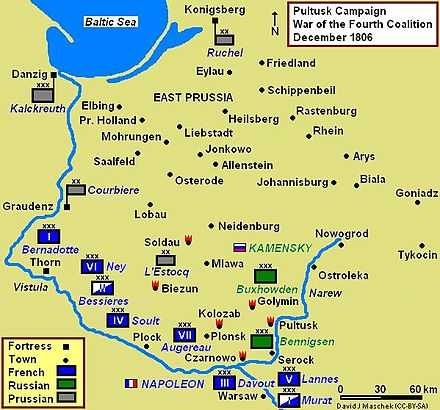 Battles of Czarnowo, Golymin, and Pultusk, plus other minor actions