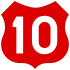 National Road 10 shield}}