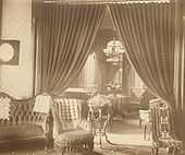 Ramsey House reception room ca. 1884
