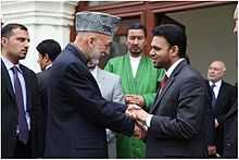 Rashad Hussain with President Karzai