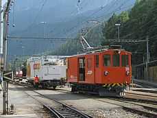 RhB De 2/2 151 in Poschiavo.