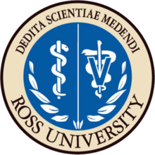 Ross University School of Medicine logo.
