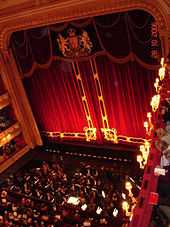 interior of grand nineteenth century theatre